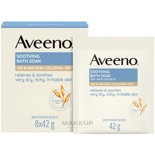 Aveeno スージングシャワージェル 8 x 42 g