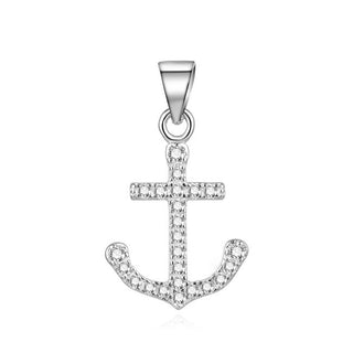 Beneto Pandantiv din argint Fashion Anchor AGH233