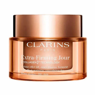 Clarins Cremă de zi cu fermitate pentru piele uscată Tehnologia colagenului de zi extra fermitate 50 ml