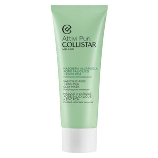 Collistar Rengjørende og mattende ansiktsmaske Pure Actives Salisylsyre + Sink PCA 75 ml