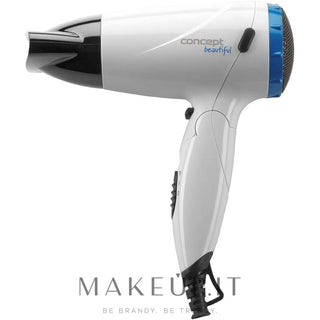 Concept VV5741 Vacker vit + blå hårtork