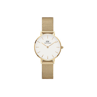 Daniel wellington Petite 28 Evergold YG bianco DW00100350 — Orologio