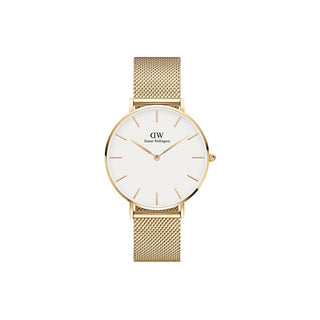 Daniel wellington Petite 36 Evergold G bianco DW00100346 — Orologio