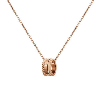 Daniel wellington Collier élégant en bronze avec pendentif circulaire Elevation DW00400194