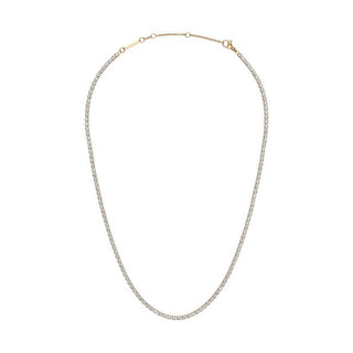 Daniel wellington قلادة تنس كلاسيكية من الكريستال البرونزي اللامع DW00400390