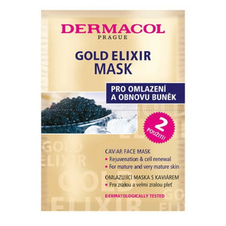 Dermacol Gold Elixir Caviale Ringiovanente 2 x 8 g — Maschera Viso
