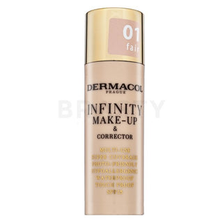 Dermacol מייקאפ וקונסילר Infinity High Coverage 20 גרם גוון 01 Fair עמיד במים כיסוי סופר גבוה 