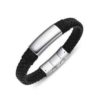Diverse Bracciale da uomo in pelle abbinato B1000158 — Bracciale
