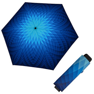Doppler Carbonsteel Mini Slim Fusion blu — Ombrello