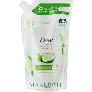 Dove Kermainen Nestesaippua Fresh Touch Kurkku ja Vihreä Tee 500 ml Täyttöpakkaus 