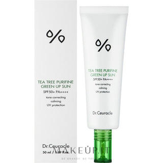 Dr.ceuracle Sonnenschutz für farbige Haut SPF 50 Tea Tree Purifine (Green Up Sun) 50 ml