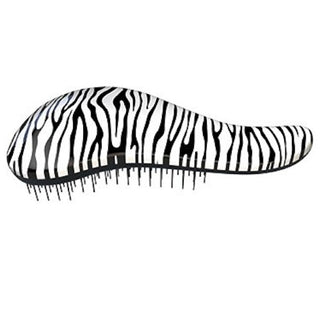 Dtangler Hairbrush with white Zebra handle