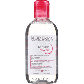 Bioderma Sensibio AR H2O agua limpiadora y desmaquillante facial para pieles sensibles - Volumen: 250 ml