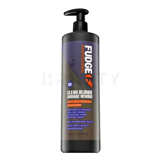 Fudge Professional Clean Blonde Damage Rewind Violet-Toning 1000 ml — Shampoo capelli