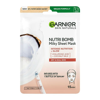 Garnier Skin Naturals Milky Tissue - 椰奶面膜（干性皮肤适用）- 32.0g
