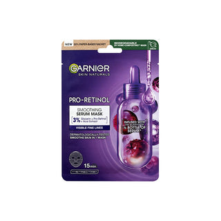 Garnier Skin Naturals Pro-Retinol Smoothing Serum Mask - Hudmjukare - 22,0 g