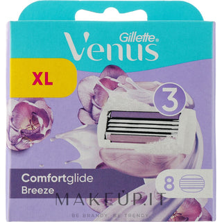 Gillette Venus Comfortglide Breeze Replacement Blades 8 Pieces