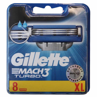 Gillette Turbo Mach 3 - Replacement Head - 8 pieces