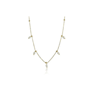 Emily westwood Shiloh Collana oro perle sintetiche — Collana