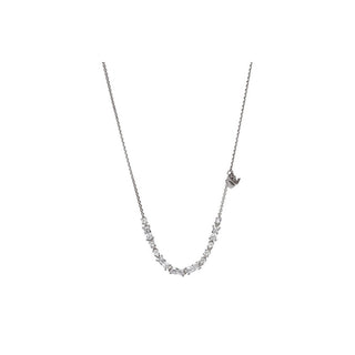 Emporio armani Collana argento zirconi — Collana