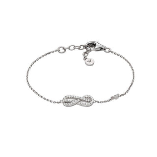 Emporio armani Braccialetto Infinity Argento con zirconia cubica EG3598040 — Bracciale