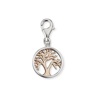 Engelsrufer ERC-LILTREE-BI Silver Two-Tone Tree of Life Pendant