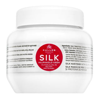 Kallos Maschera Idratante Capelli Seta Olio Oliva Proteine 275ml — Maschera capelli