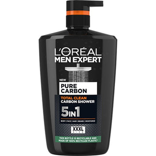 L´oréal paris Expert Pure Carbon Gel Doccia Uomo 1000 ml — Gel doccia
