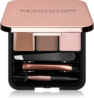 Makeup Revolution Κιτ για γλυπτική φρυδιών Brow 2,2 γρ. καφέ