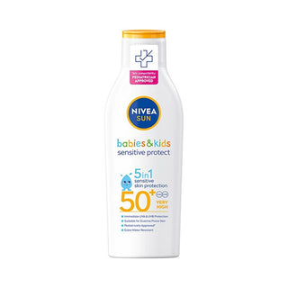 Nivea Солнцезащитный лосьон для детей SPF 50+ (Pure and Sensitive Sun Lotion) 200 мл