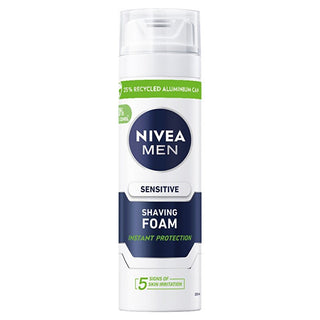 Nivea 면도 거품 200ml에 민감함
