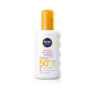 Nivea Sun Sensitive Protect Sol-Allergi Spray SPF50 - Solkrem for kroppen - 200 ml
