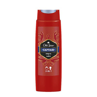 Old spice جل استحمام + شامبو كابتن - 250 مل