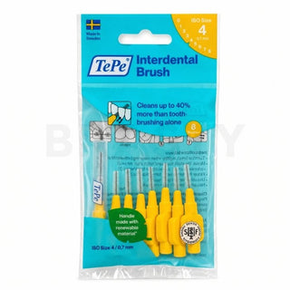 Tepe Mezizubní kartáček normální (0,7 mm žlutý 8 kusů)