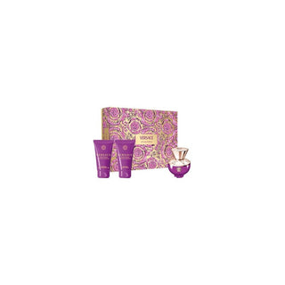Versace 迪伦紫色女士香水 edp50+bsg50+bl50