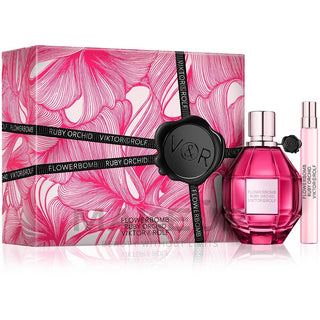 Viktor & rolf Flowerbomb 红宝石兰花礼盒套装 EDP 100ml 和迷你 EDP 10ml