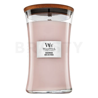 Woodwick Váza z růžového dřeva (růžové dřevo) - Vonná svíčka - 609,5 g