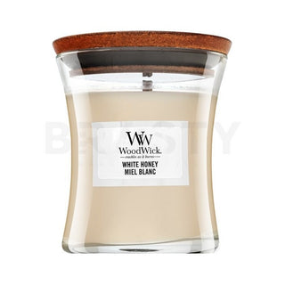 Woodwick White Honey 85 g — Candela Profumata