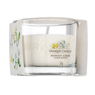 Yankee Candle 午夜茉莉花玻璃蜡烛 37 克