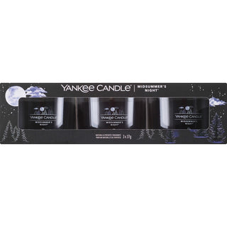 Yankee Candle Midsummer's Night 37 g — Set Candele Votive in Vetro