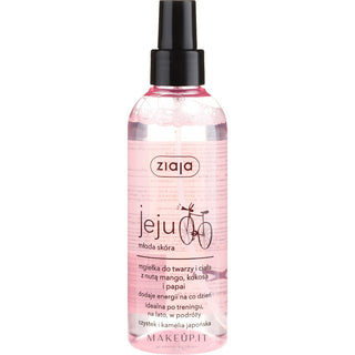 Ziaja Spray Corporal e Facial Jeju (Coco, Manga, Mamão) - Água Corporal - 200ml
