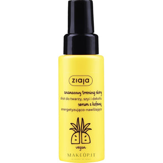 Ziaja Sérum de Cafeína e Abacaxi - para energizar e hidratar a pele - 50ml