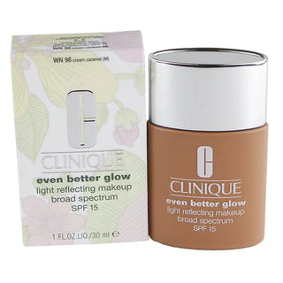 Reflektierende Flüssiggrundierung Clinique Even Better Glow WN 98 Creme Karamell LSF 15 30 ml
