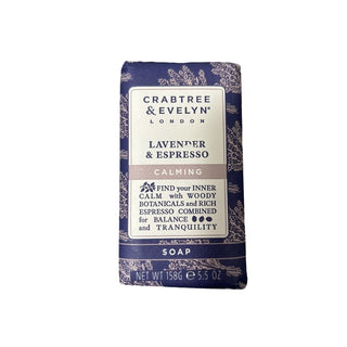 Crabtree & Evelyn Lavanda & Espresso Saponetta Calmante 158 g — Sapone
