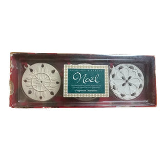 مجموعة ثلاثية Crabtree & Evelyn معطر جو زينة عيد الميلاد، 3 قطع