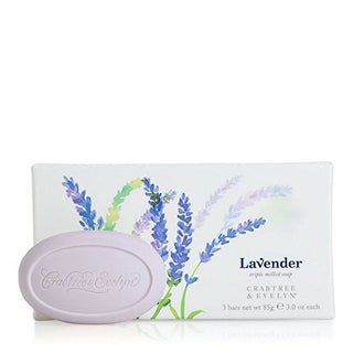 Crabtree & Evelyn Lavanda 3 pezzi 85 g — Sapone Idratante