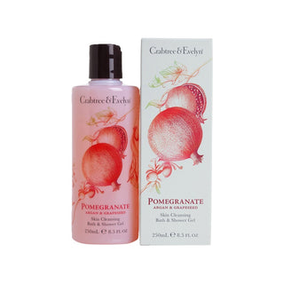 Crabtree & Evelyn Αφρόλουτρο καθαρισμού με ρόδι, argan και κουκούτσια σταφυλιού για όλους τους τύπους δέρματος 250 ml