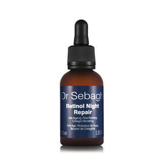 Dr Sebagh Suero facial antiedad de noche con ácido hialurónico y retinol (30 ml)
