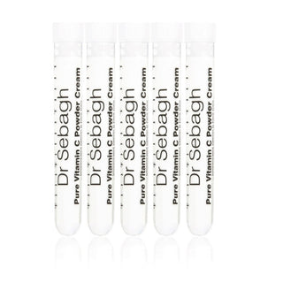 Dr Sebagh Crema in Polvere di Vitamina C Pura Rivitalizzante Viso 5 pezzi 1,95 g — Set Trattamento Viso