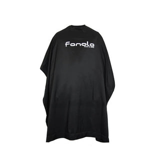 Pelerină din material textil pentru coafori Fanola negru